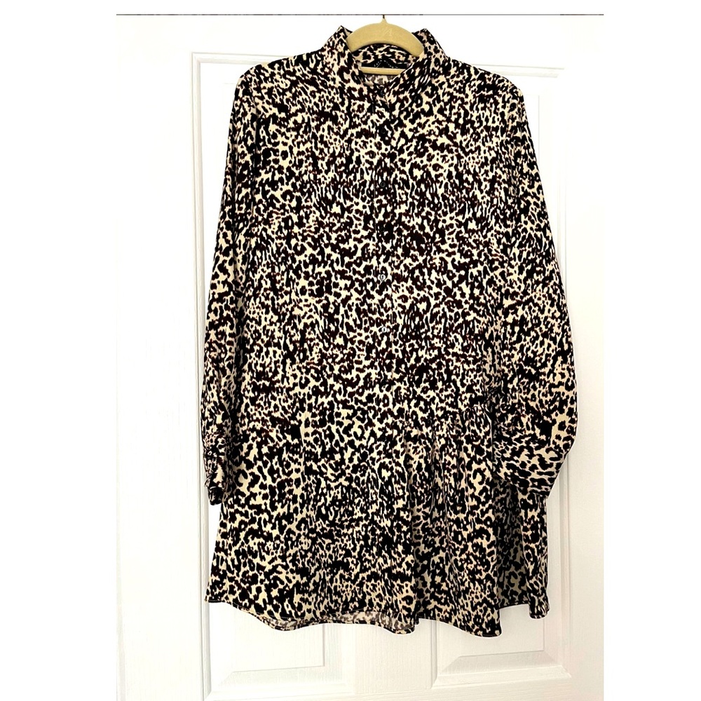 Zara Leopard print dress